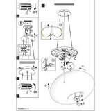 Eglo Optica viseča svetilka ↕ do 1100 Ø 350, (20468589) Cene