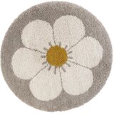 Nattiot Otroška preproga v svetlo sivi in kremno beli barvi ø 120 cm Bohemian Daisy - Nattiot Cene