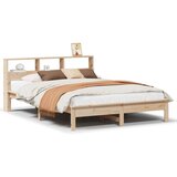 Maison Chic Posteljni okvir - Dvoposteljna postelja - Zakonska postelja brez vzmetnice 135x190 cm trdna borovina-J10621, (21776772) | Shoptok.si