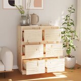  Komode 2 kom 32 x 34 x 75 cm od masivne borovine | shoptok.hr