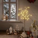  Božićno drvce 128 LED žarulja 1,2 m tople bijele izgled vrbe | Eponuda.com