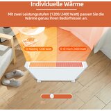 SHX PKV2400W Dizajn konvektor 2400 2 vata, stupnja grijanja (1200/2400 vata) moderan grijalac | shoptok.hr