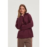 Marisse WOMEN'S SWEATSHIRT Z-BL-4820 BURGUNDY Cene