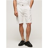 Pepe Jeans White Men's Shorts with Linen - Men | Shoptok.si