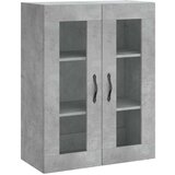  Zidni ormarić siva boja betona 69 5x34x90 cm konstruirano drvo | shoptok.hr