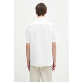 Fred Perry Pamučna košulja za muškarce, boja: bijela, regular, s button-down ovratnikom, M8730.100 | shoptok.hr