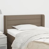  Uzglavlje s ušima smeđesivo 83x16x78/88 cm od tkanine | shoptok.hr