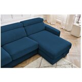 Bobochic Paris Tamno plava sklopiva kutna garnitura od samta (promjenjiva) Monaco – | shoptok.hr