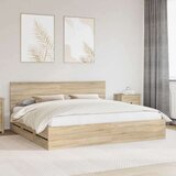  Okvir za krevet s ladicama Sonoma hrast 200 x 200 cm - sonoma hrast 200 x 200 cm | shoptok.hr