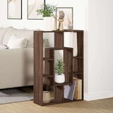 vidaXL Knjižna omara rjavi hrast 63x20x90 cm inženirski les | Shoptok.si