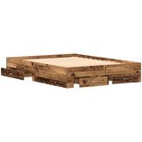  Krevetna konstrukcija Staro drvo 140 x 200 cm Konstruirano drvo | shoptok.hr