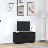 vidaXL TV ormarić s LED svjetlima crni 100x41x50 cm | shoptok.hr