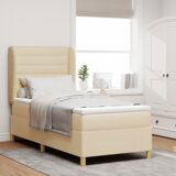 Box madrac s oprugama krem 90x200 cm | shoptok.hr