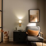  Brilagi - Zidna lampa NUBILA WOOD 1xE27/25W/230V hrast/antracit | Eponuda.com