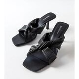  Black heeled flip-flops Seiler | shoptok.hr