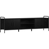  TV ormar 167,5 x 33 x 50 cm Crni hrast Konstruirano drvo | shoptok.hr