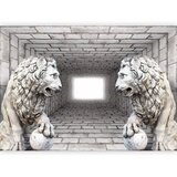  Foto tapeta - Stone Lions 450x315 Vodootporna | shoptok.hr