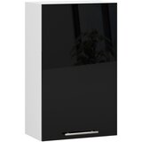AKORD VISIČNI KUHINJSKI KABINET OLIVIA W 50cm BELO-ČRN SIJAJ H720, (21713587) Cene