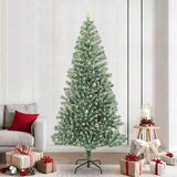 vidaXL Umjetno božično drevo s snežno obloženimi vejicami in LED lučko | Shoptok.si