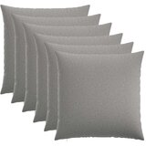  Presvlaka za jastuk 6 kom. HEERLEN Oblačnosiva 60 x 60 cm - Siva tkanina oblak 60 x 60 cm 6 | shoptok.hr
