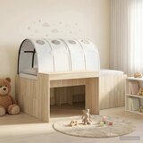  Krevet s tunelom 3 kom. Hrast sonoma i crna | shoptok.hr