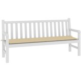  Jastuk za vrtnu klupu bež 180 x 50 x 3 cm od tkanine Oxford | shoptok.hr