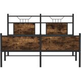  Okvir kreveta bez madraca boja hrasta 150 x 200 cm drveni | shoptok.hr