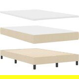  Krevet s box spring sustavom i madracem krem 120x200 cm Tkanina | shoptok.hr
