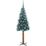  Mršavo božićno drvce s 150 LED svjetlima Zelena i bijela 150 cm | shoptok.hr