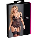 Cottelli Ženski gornji dio od čipke s vrpcom (crni) - XXL | shoptok.hr