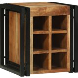 vidaXL stalak za vino 34.5x35x39 cm čvrsto bagremovo drvo | shoptok.hr