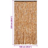 Zastor protiv insekata oker-bijeli 100 x 220 cm šenil | Eponuda.ba