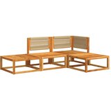  Vrtni set od 4 dijela s jastucima, akacija i uže | shoptok.hr