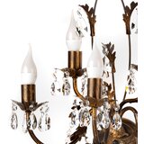  ONLI - Zidno svetlo TERESA 5xE14/6W/230V bronza | Eponuda.com
