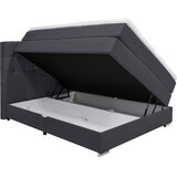 CARRYHOME POSTELJA BOXSPRING 140 cm x 200 cm , tekstil črna | Shoptok.si
