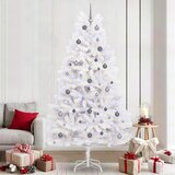  Umjetno božićno drvce Bijela 240 cm PVC i čelik | shoptok.hr