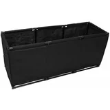  Škatla za shranjevanje črna 105x34,5x45 cm tkanina, (20766671)
