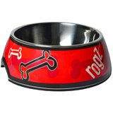 Rogz bubble bowlz l red bone činija Cene