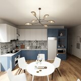  Luster na šipci LOTUS 6xE14/10W/230V crna/bež | Eponuda.com