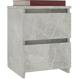  Noćni ormarići 2 kom boja betona 30x30x40 cm konstruirano drvo | shoptok.hr