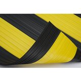 EHA Mehki PVC-tekači, strnjena površina, na tek. m, črno-rumen, širina 600 mm | Shoptok.si