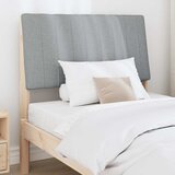  Tapecirani uzglavlje Svijetlo siva 90 cm Čvrsto borovo drvo | shoptok.hr