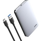 Ugreen 2.5 SATA ohišje za disk srebrn + USB-C-USB-A kabel 70498 cene