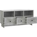 TV ormar Betonska siva 102 x 34,5 x 50 cm Konstruirano drvo | shoptok.hr