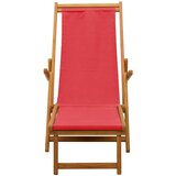  Sklopiva ležaljka za sunčanje 3 Pozicija Crvena | shoptok.hr