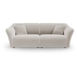 Cosmopolitan Design Bež žametna sedežna garnitura 206 cm Tokyo – | Shoptok.si