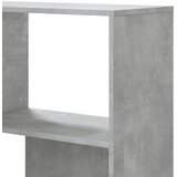  Kutni regal za knjige 4 razine boja betona 85x85x140 cm drveni | shoptok.hr