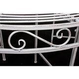 Garden Pleasure Bela kovinska vrtna klop Varda - | Shoptok.si