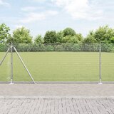 vidaXL varjena žičnata ograja z 7 razširjenimi stebrički 0.8x10 m Pocinkano jeklo Cene