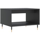 Maison Chic Klubska mizica - kavna mizica - Nizka mizica črna 60x50x40 cm inženirski les, (21753600) Cene
